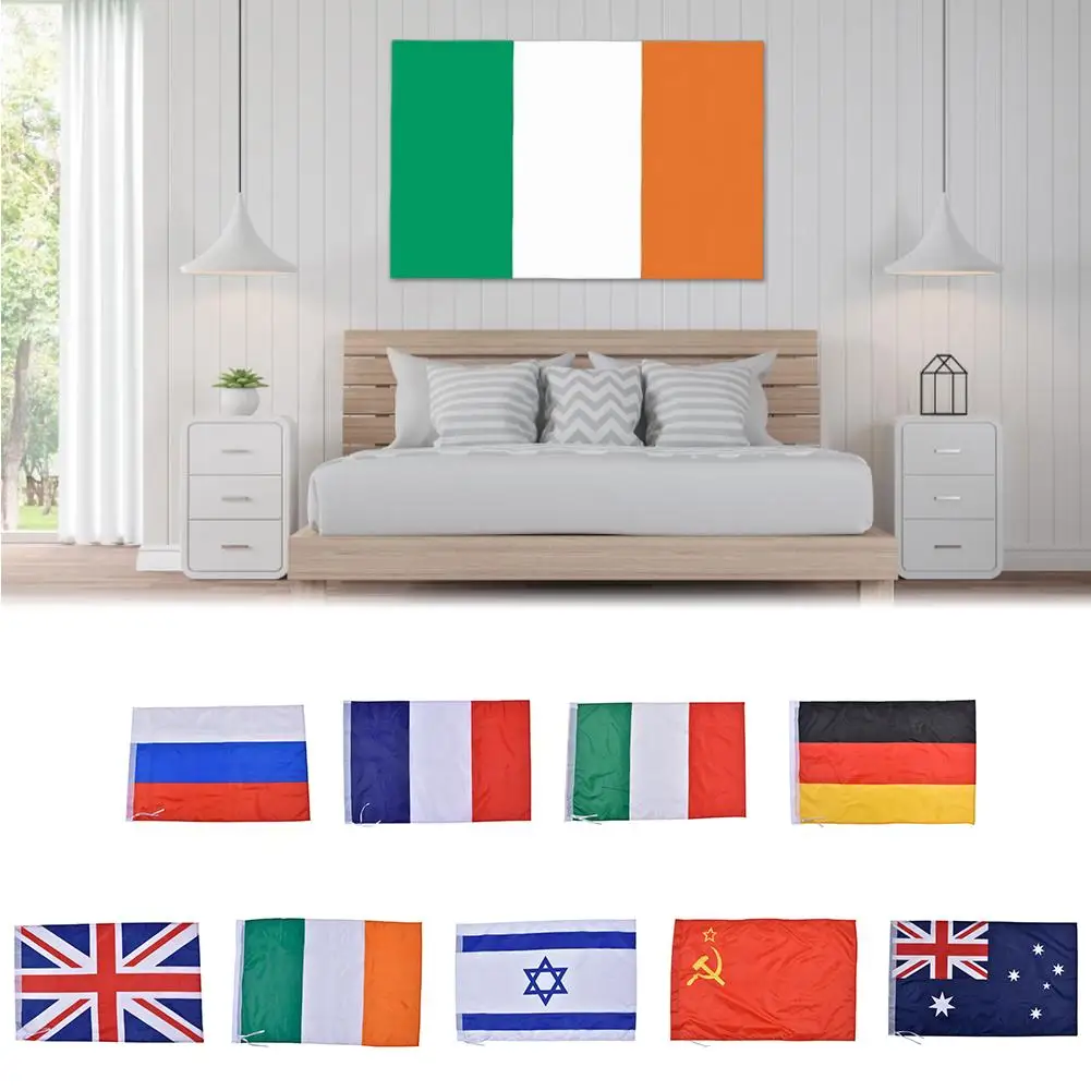 90x60 см государственные флаги разноцветный полиэфирный фон украшение для дома и