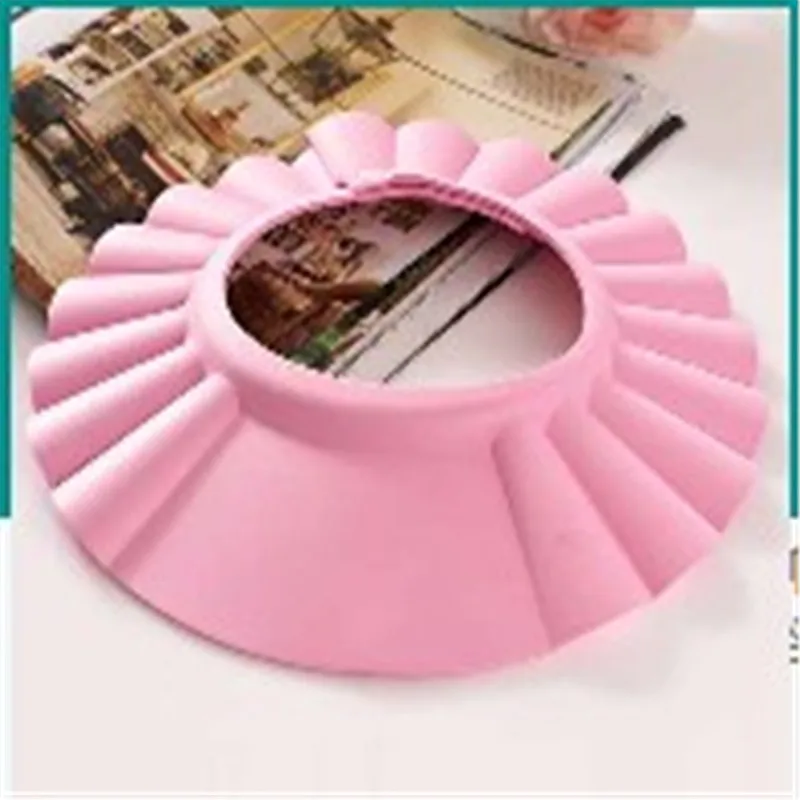 

2/4PC Shampoo Shower Bathing Bath Protect Soft Cap Hat For Baby Wash Hair Shield Children Bathing Shower Cap Hat Kids