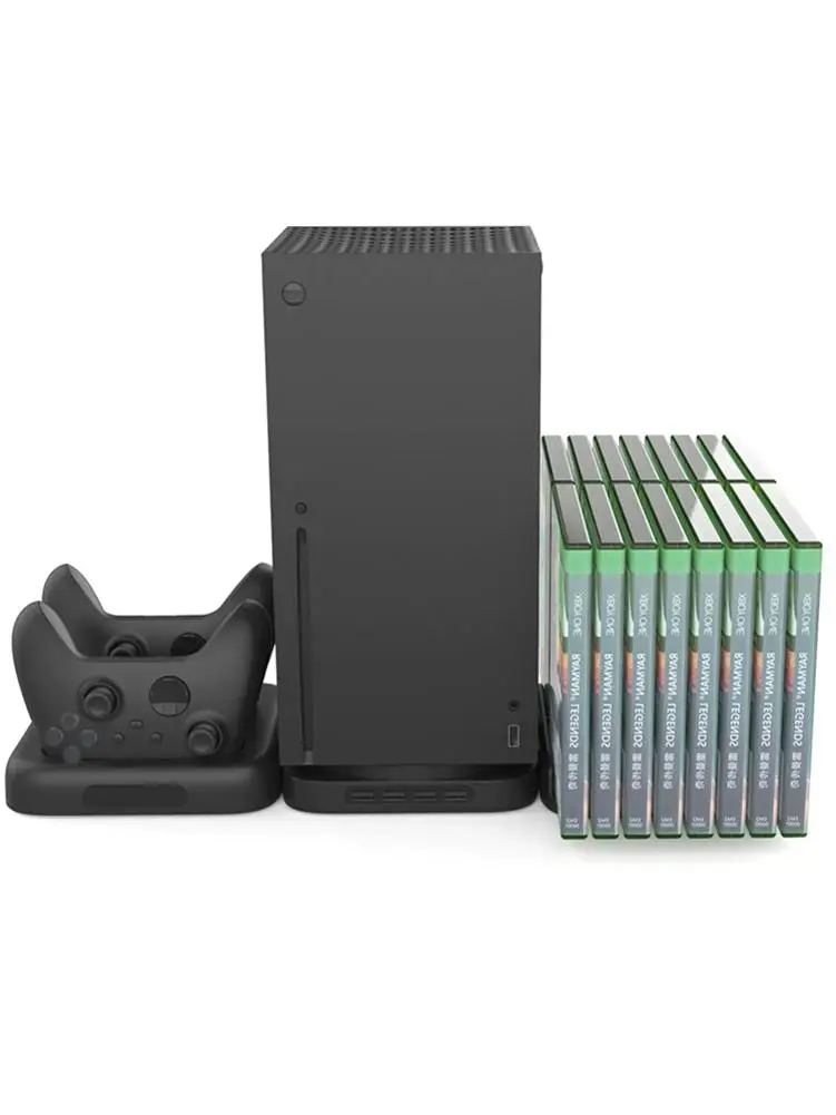 

3in1 Game Console Charger Charging Adapter For Xbox Series X Adapter Multi-function Main Engine Cooling Base Games Accessories