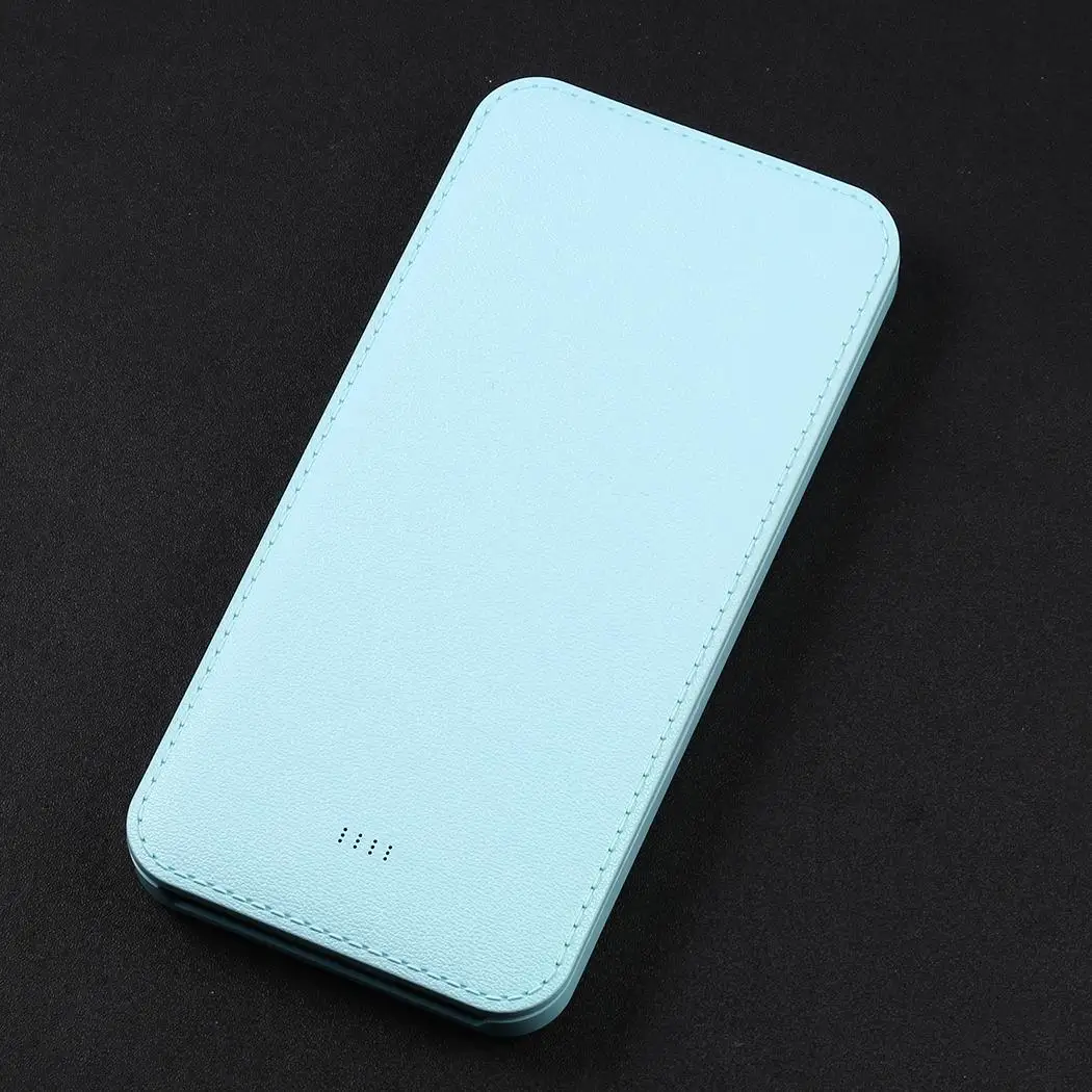 4 Ультратонкий двойной usb порт power Bank полимерный литий-ионный аккумулятор корпус power bank выходной корпус - Цвет: 4