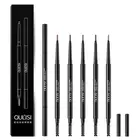 Двухсторонний карандаш для бровей, 5 цветов, водостойкий, не выцветающий, вращающийся, ультратонкий карандаш для бровей