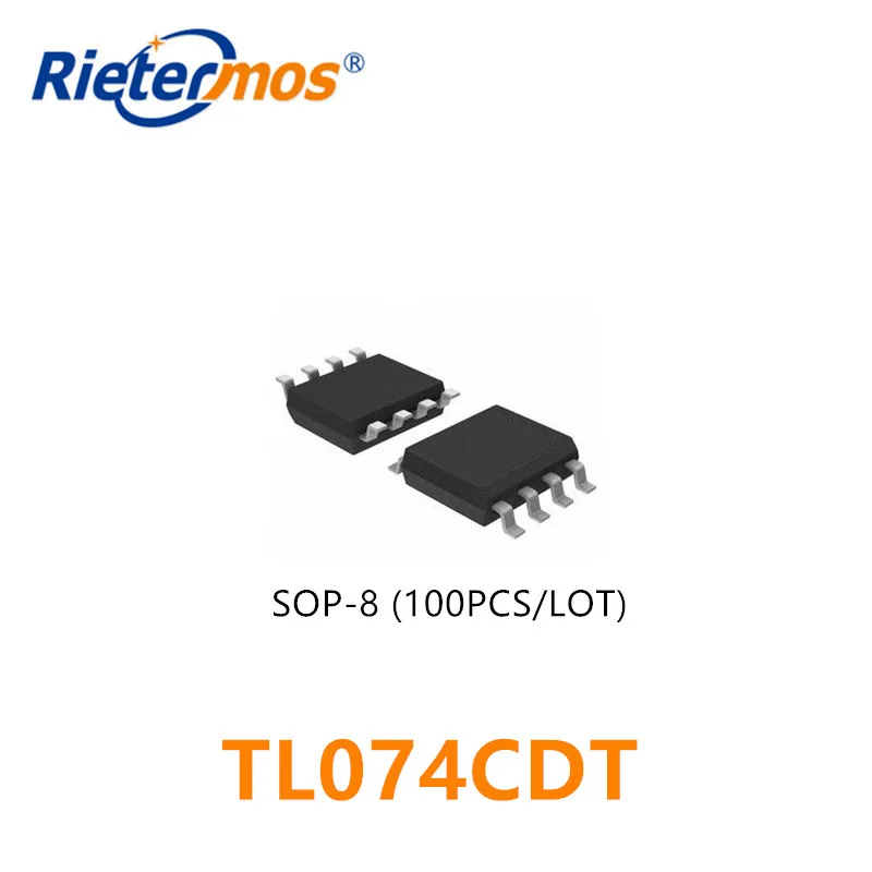 100 шт. TL074 TL074C TL074CD TL074CDT SOP8 оригинал | Электроника
