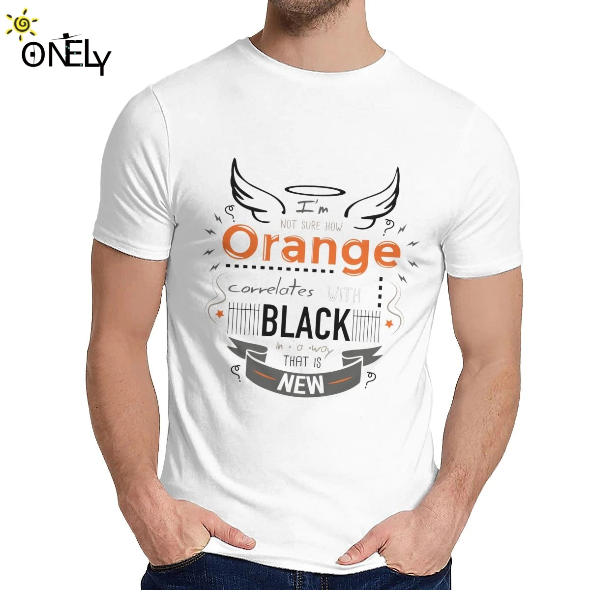 

Boy T-shirt Orange Is The New Black Soft Top Design Classic Round Neck Hip Hop T-shirt