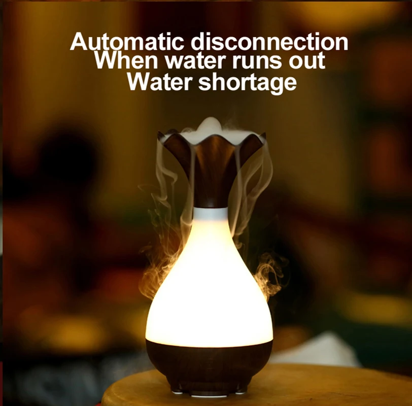 

Essential oil diffuser air humidifier usb wood grain led lamp essential oils for aromatherapy diffusers ultrasonic humidifier