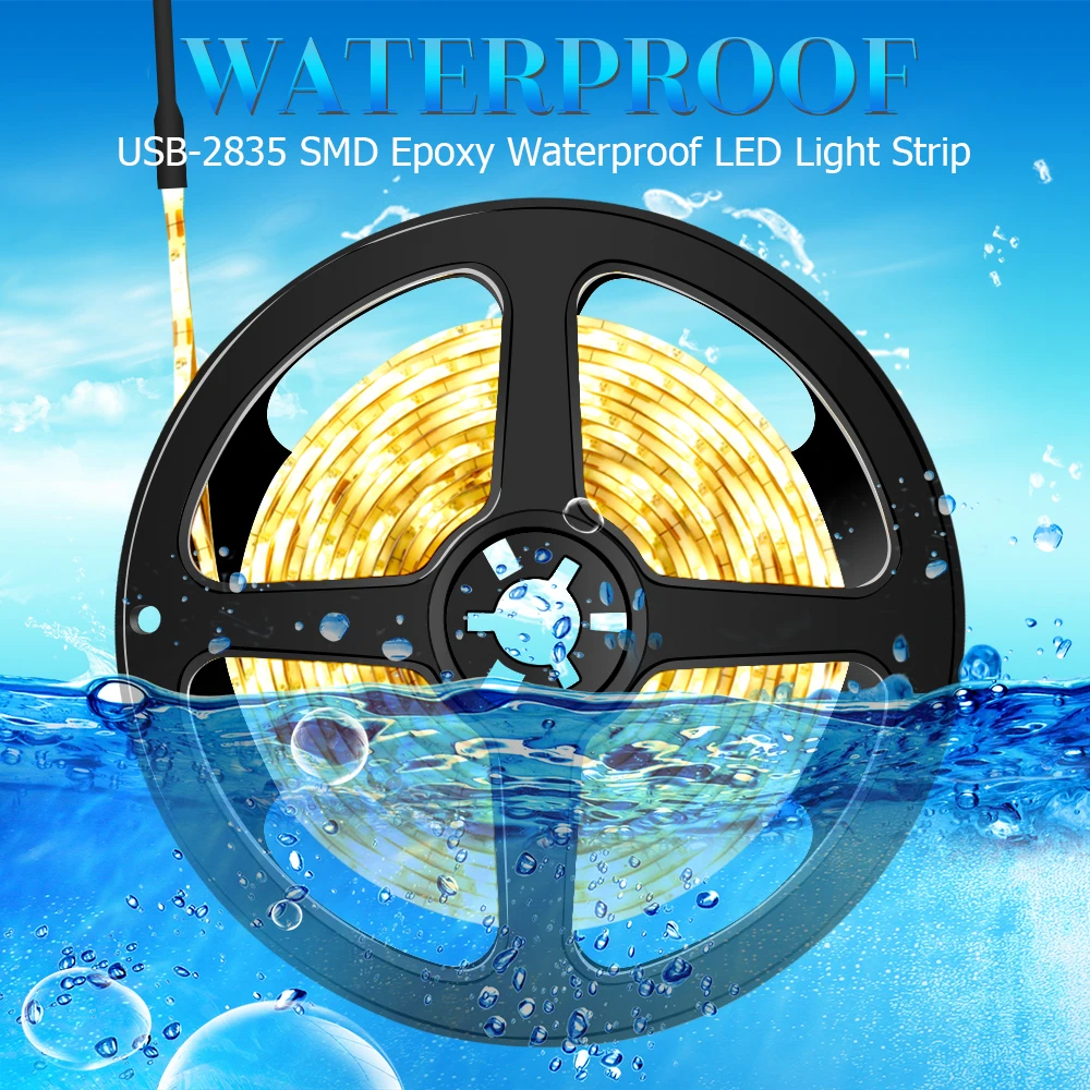 Водонепроницаемая светодиодная лента для туалетного столика 5 В|Подсветка