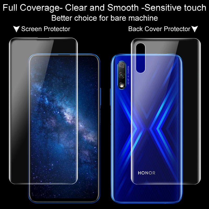 Для huawei Nova 3 гидрогель III Экран протектор 2 шт IMAK полный охват спереди задняя