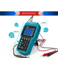 acheheng handheld oscillograph 3 in 1 multifunction oscilloscope 50mhz color screen scopemeter single channel hot sale em115a