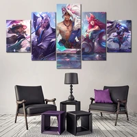 league of legends new spirit blossom skins game poster lol game figure yasuo ahri yone teemo kindre wall art picture home decor
