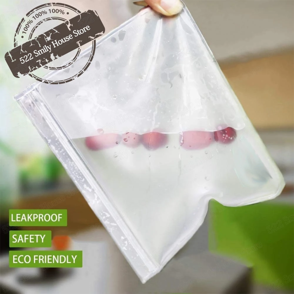 4 размера PEVA сумка для сохранения свежести в холодильнике контейнер хранения