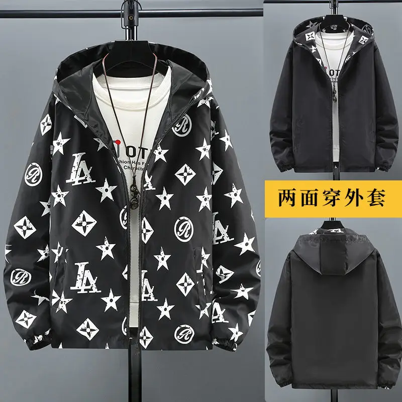 

Spring and autumn new double faced jacket for men