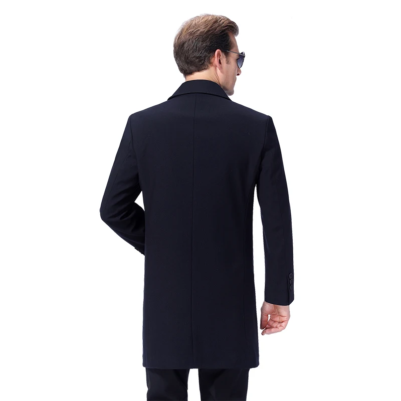 2021 Мужское Пальто Весна Длинное Мужская Длинная Куртка Осень Длинные Ветровка