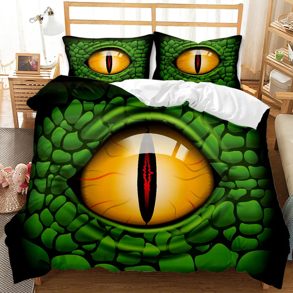 

Dinosaur Monster 3D Print Bedding Set Twin Full Queen King Size Duvet Cover Set Linen Home Textile