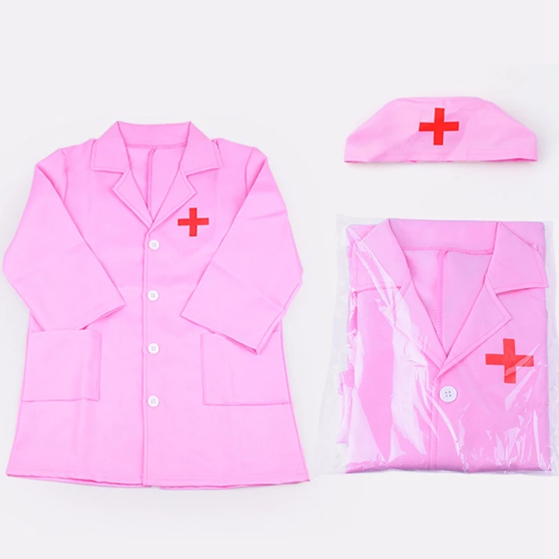 Доктор костюм медсестры для косплей детей девочек и мальчиков маскарадный