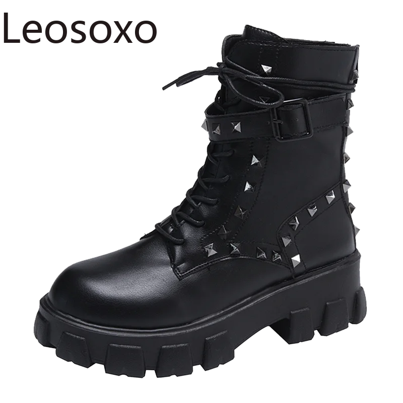 Осень 2020 женские ботинки Martin в Корейском стиле модные Нескользящие удобные