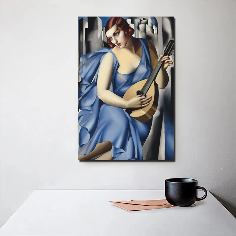 Модульный настенный художественный холст Тамара де лемпика картина музыка