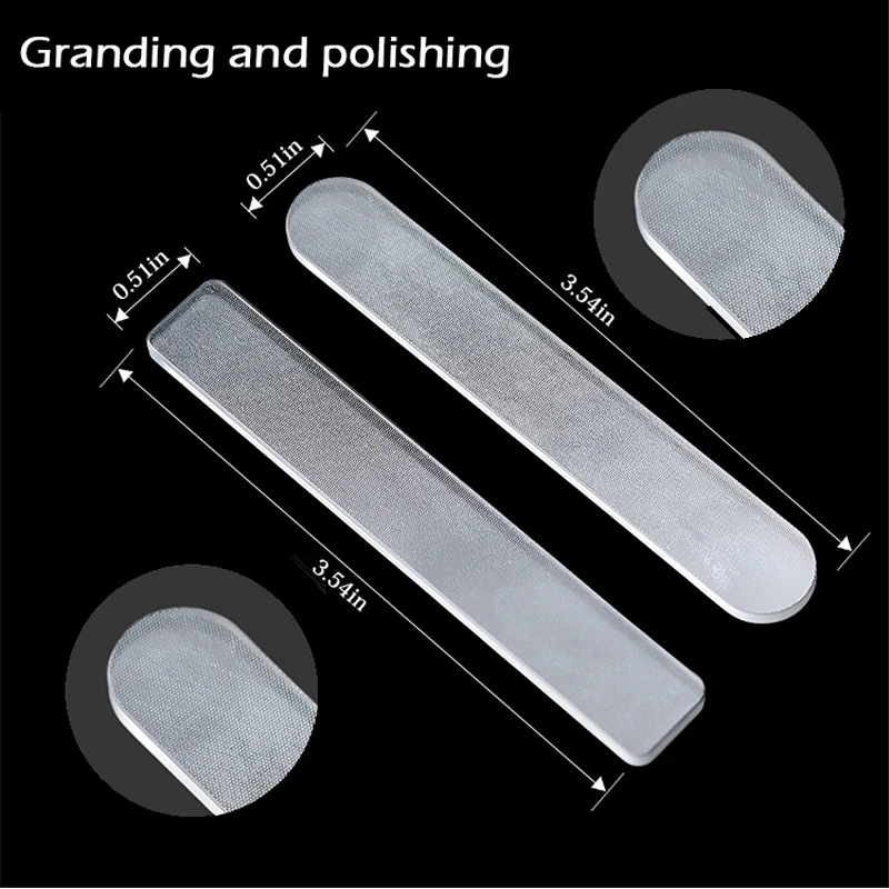 Профессиональная прочная нано-стеклянная пилка для ногтей пилочка маникюра