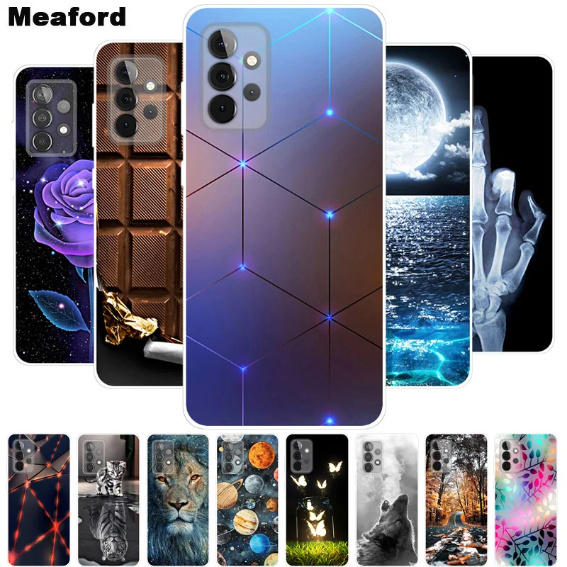 

For Samsung A72 Case Soft silicone TPU Back Cover For Samsung Galaxy A72 A725F Phone Cases A72 A 72 4G 2021 Coque Shell Fundas