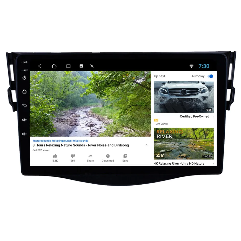 Для Toyota RAV4 2007 2012 андроид 10 Авто Радио Стерео GPS навигации СБ Navi медиа