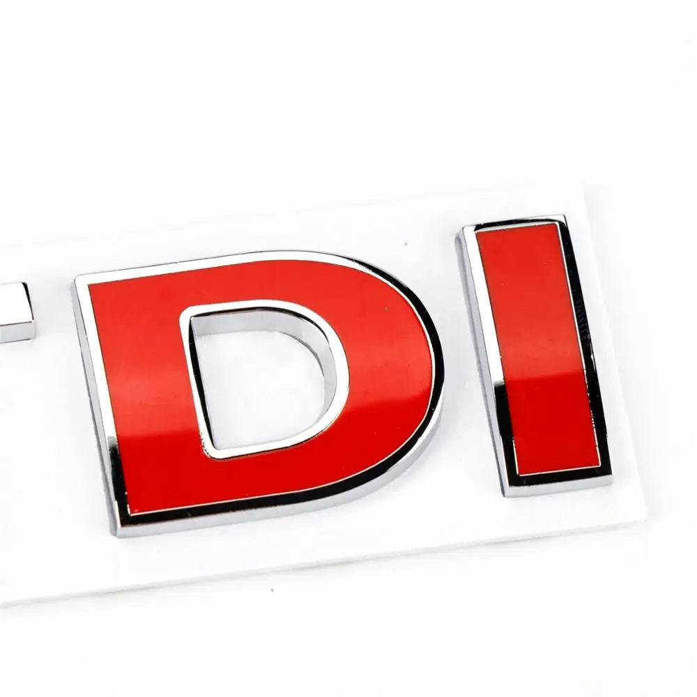 Хромированная наклейка на заднюю крышку багажника 3D TDI для VW Volkswagen Golf Jetta Passat MK4 MK5