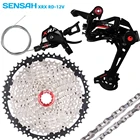 Задний переключатель передач SENSAH MTB, 12 Скоростей, 1x12 Groupset XRX RD-12V 12 S, 11-46T 50T 52T HG, комплект горного велосипеда