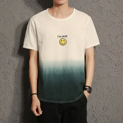 

2021 spring new basic short-sleeved trend casual solid color half sleeve bottoming round neck men's t-shirt