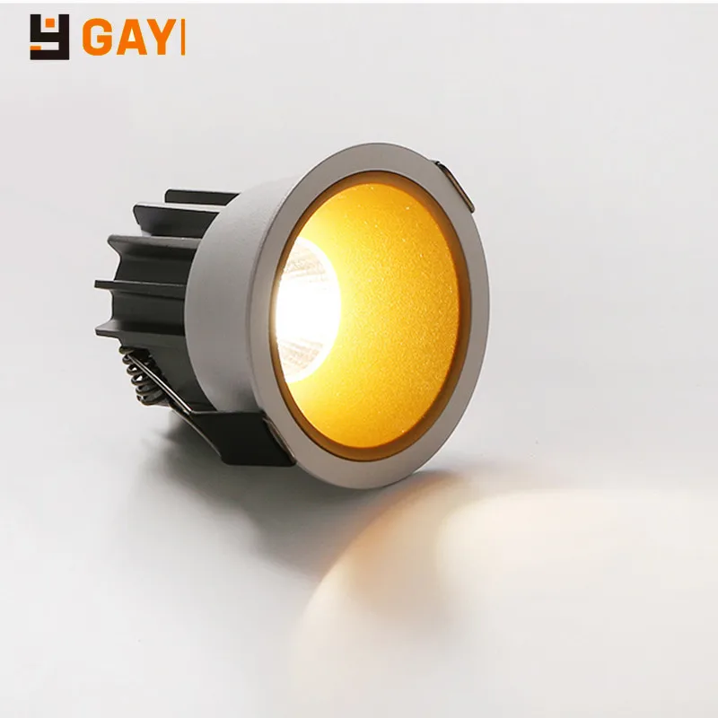 

LED Dimmable Downlight Embedded COB Indoor Lighting Living Room Kitchen and Bathroom AC85~265V Anti-glare 9W 12W 15W 18W 20W