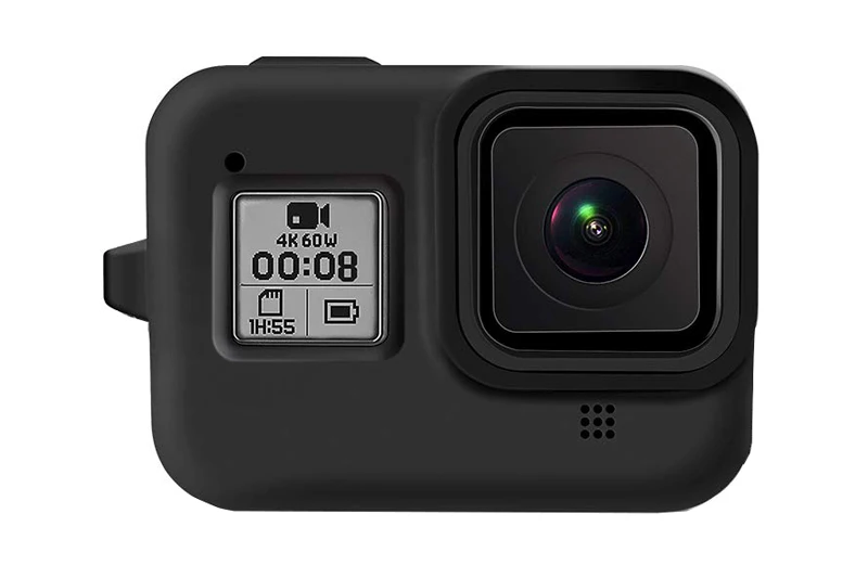Для GoPro 8 аксессуар Мягкий силиконовый чехол Защитный корпус силиконовый чехол для Go Pro Hero 8 черная Экшн-камера