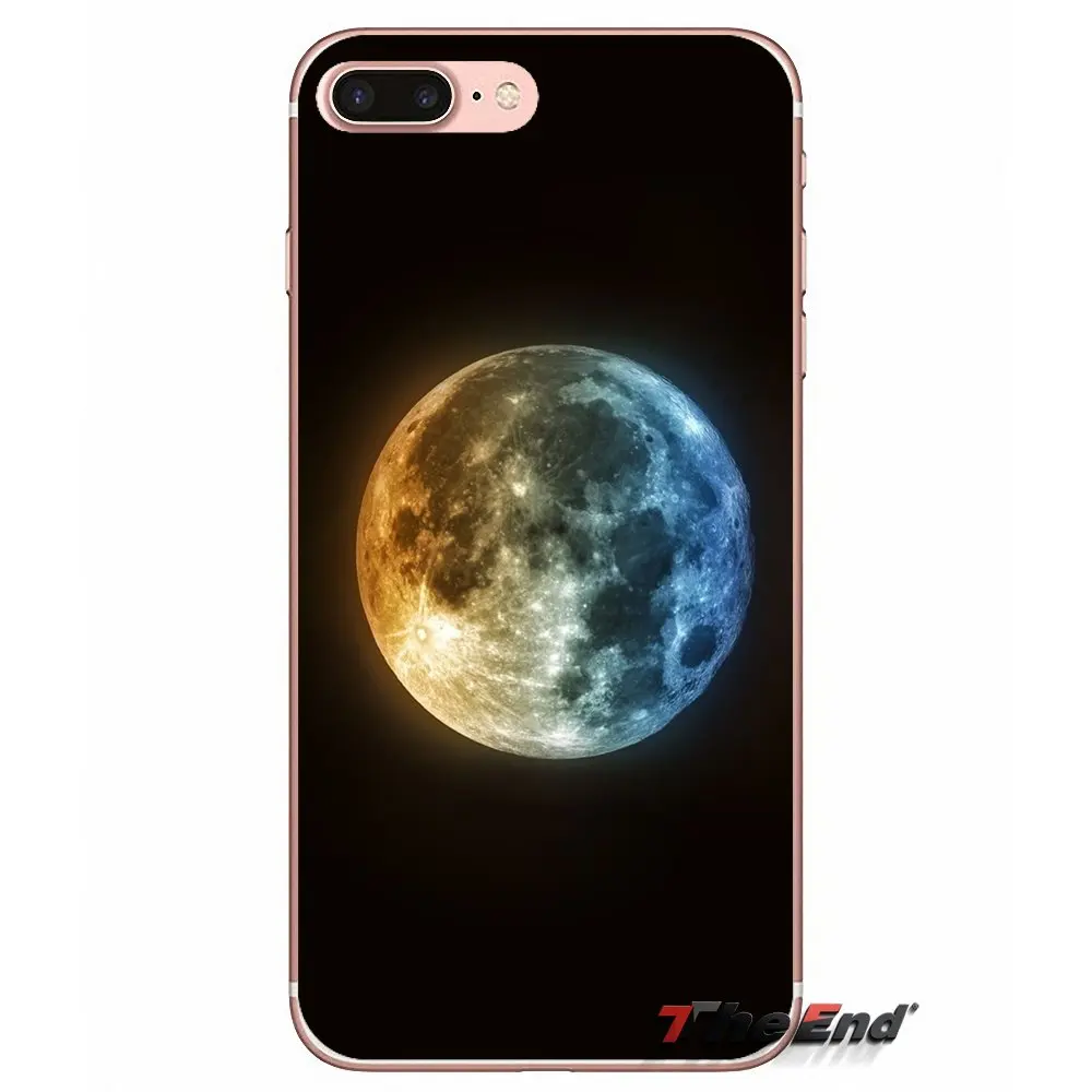 Мягкие прозрачные чехлы Луны для Apple IPhone X 4 4S 5 5S SE 5C 6 6s 7 8 плюс Plus 6S iphone