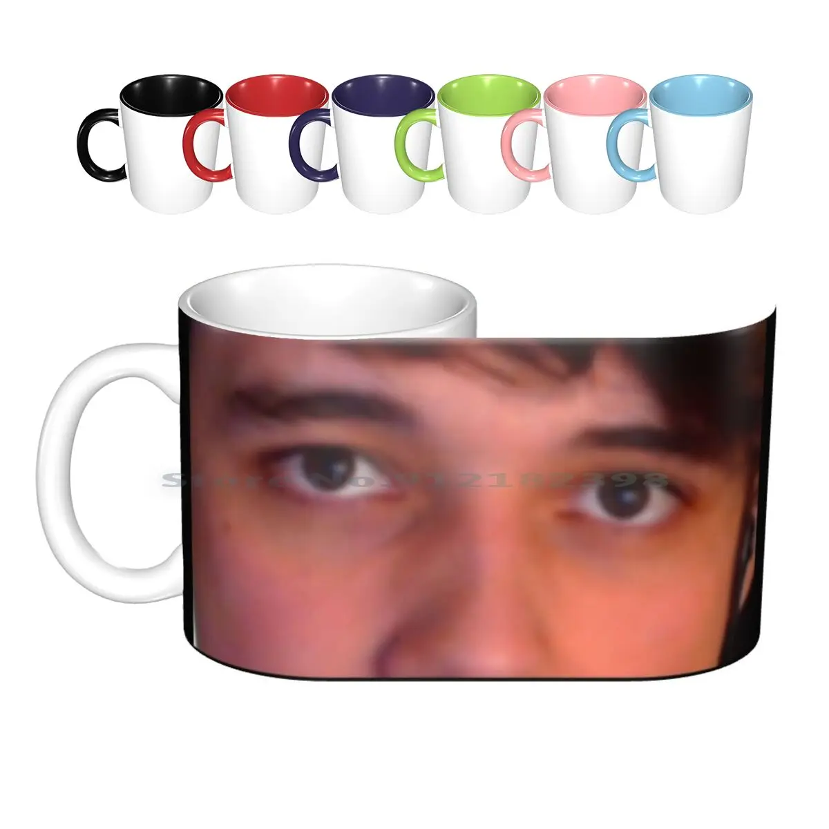 

Wilbur Soot Eyes Ceramic Mugs Coffee Cups Milk Tea Mug Wilbur Wilbur Soot Soot House Soothouse Goop Cast Fartclub Smplive