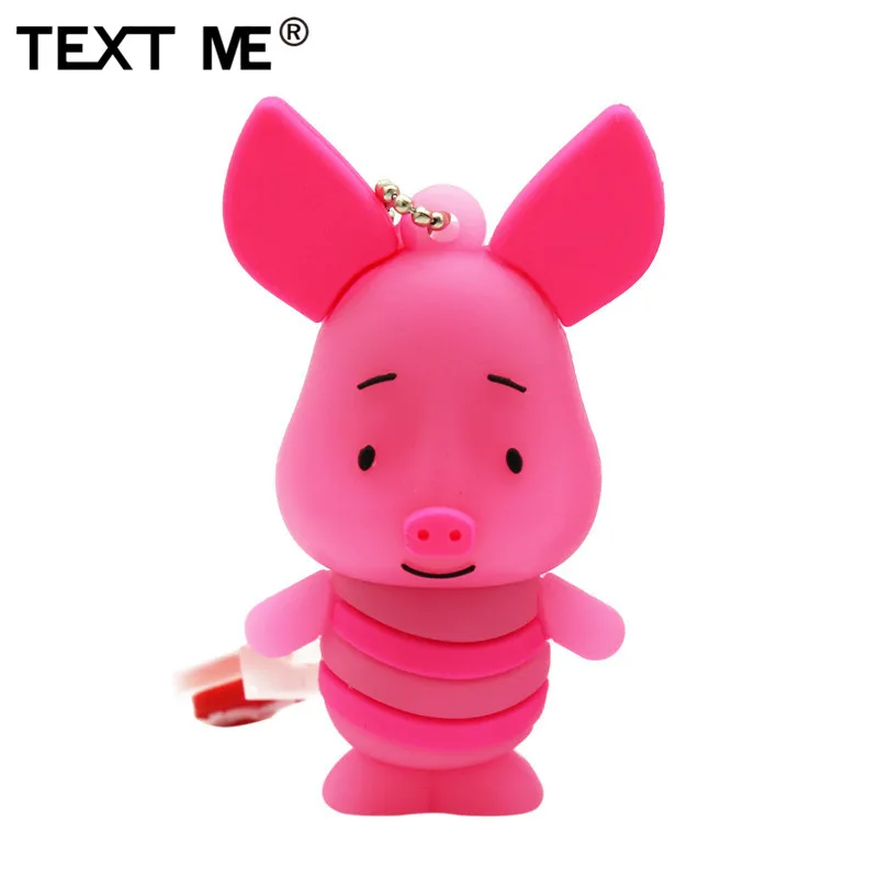 TEXT ME 64 ГБ 4 ГБ 8 ГБ 16 ГБ 32 ГБ милый мини-поросенок тигренок модель usb флеш-накопитель usb 2,0 флешка
