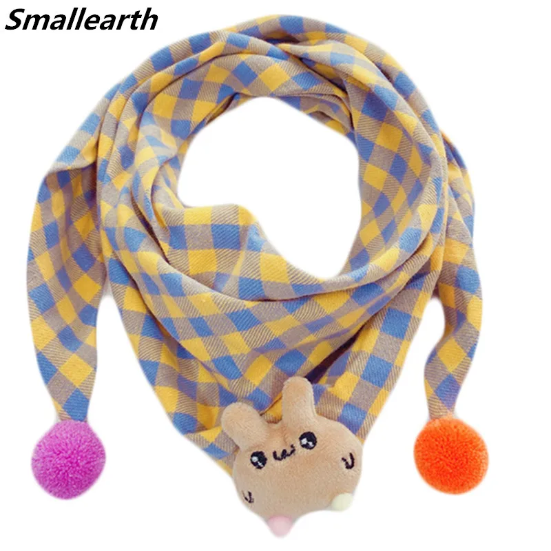 Новинка 2020 весенне осенние треугольные Детские шарфы из хлопка и льна для