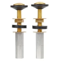 2 pack toilet tank to bowl bolt kitsbolts toilet bolts for tank brass with long nuts double gaskets for fastening