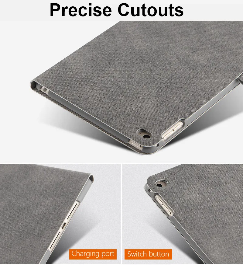 

for iPad ipad 9.7 2017 2018 5th 6th Generation Case for iPad air 2 1 iPad 7/8 PU Leather Smart Cover A1822/A1823/A1893/A1954