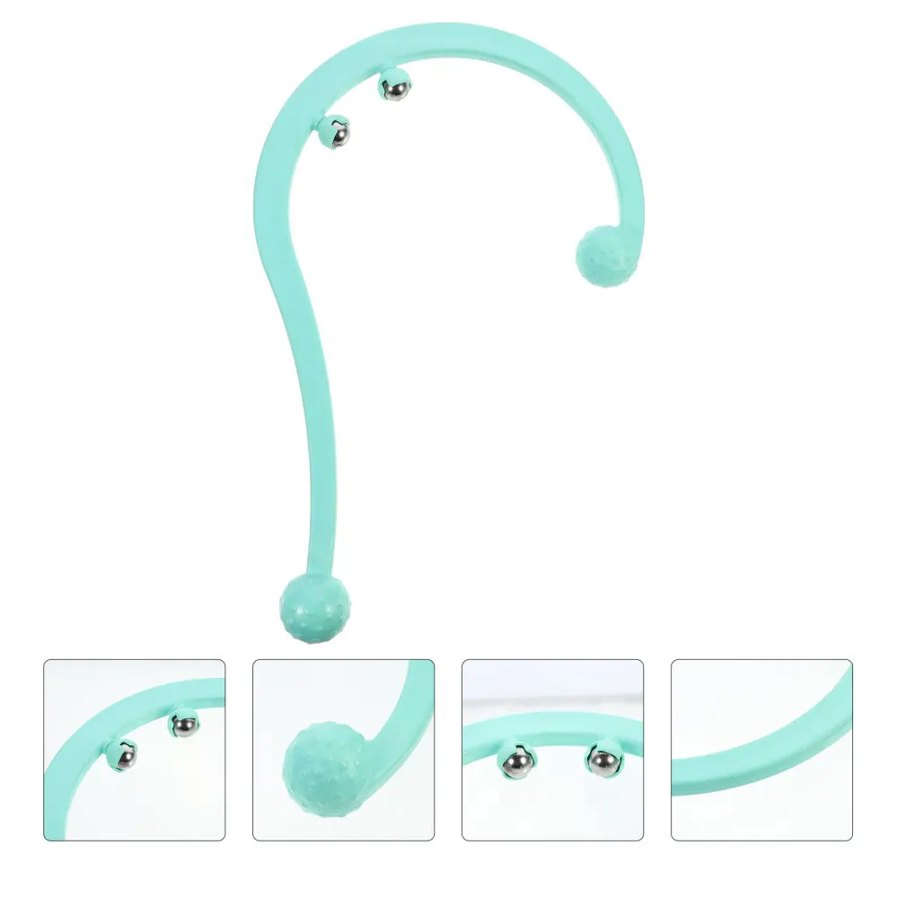 

1Pc Neck Massager Back Massaging Tool Muscle Fascia Home Massager (Green)