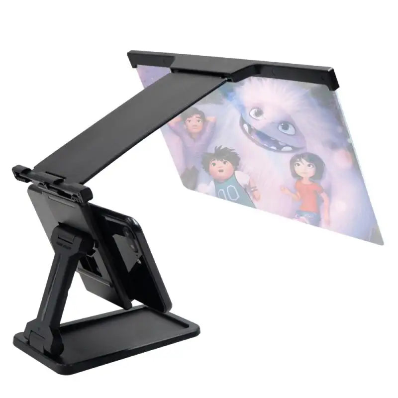 

12 Inch 3D Mobile Phone Screen Magnifier HD Video Amplifier Stand Bracket With Movie Game Live Magnifying Folding Phone Holder