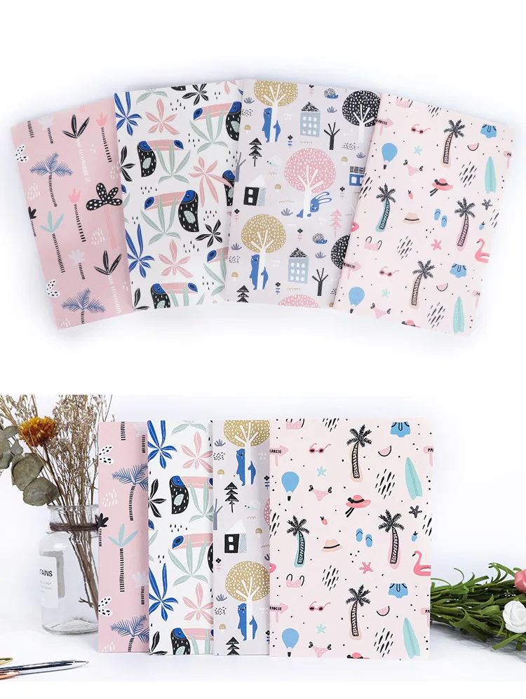 A5 блокнот,, Kawaii Bullet Journal, мягкая обложка, дневник, планировщик, альпака, милый офисный канцелярский блокнот с животными, бумага