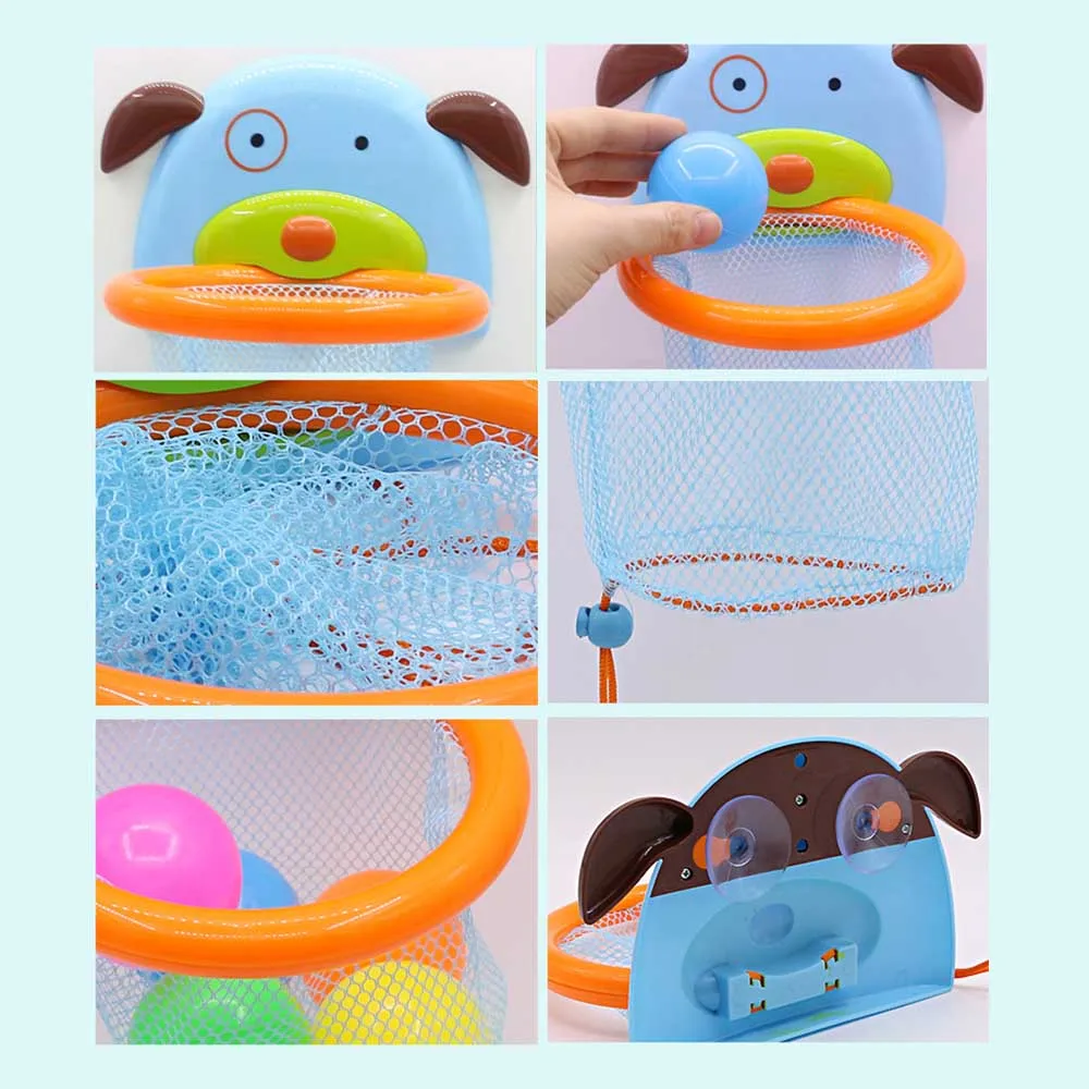 Детская ванна морская игровая корзина для воды игрушки на тему баскетбола детская Ванная комната Ванна Душ водные игрушки стрельба детские игрушки для ванной