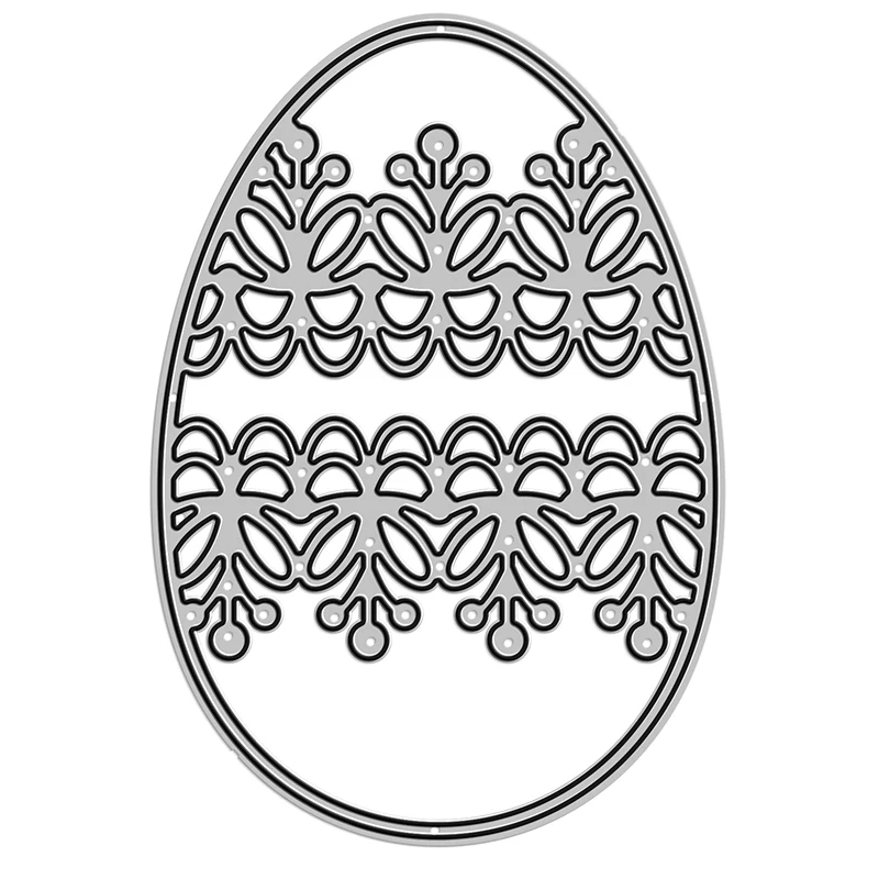 

New Easter Flower Egg Pattern Craft 2020 Metal Cutting Dies for DIY Scrapbooking and Card Making Decor Embossing Mold No Stamps