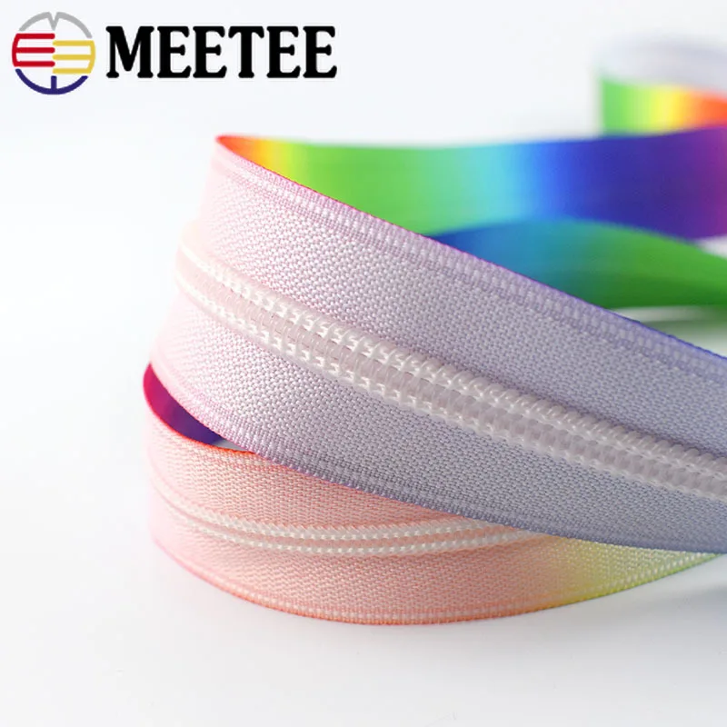 Невидимые нейлоновые молнии с принтом 2/4 м 5 # | Дом и сад