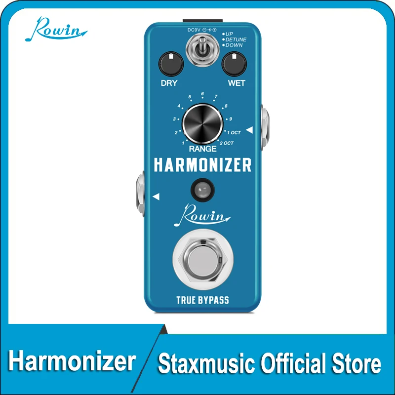 Гармонизатор для гитары Rowin LEF-3807 педали с цифровым эффектом оригинальный сигнал