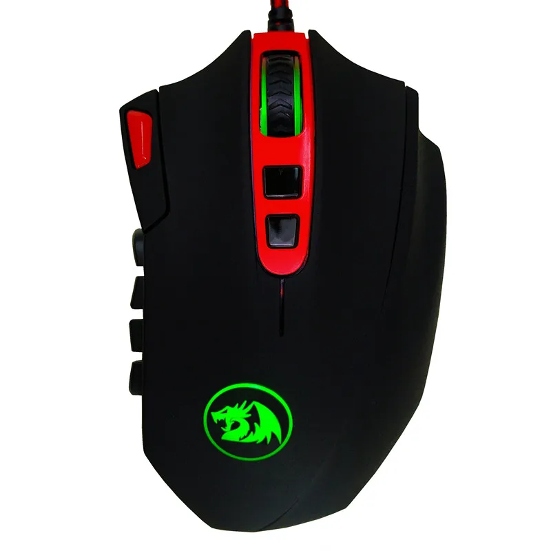 Игровая мышь Redragon проводная RGB 12400 DPI 18 программируемых кнопок | Компьютеры и офис