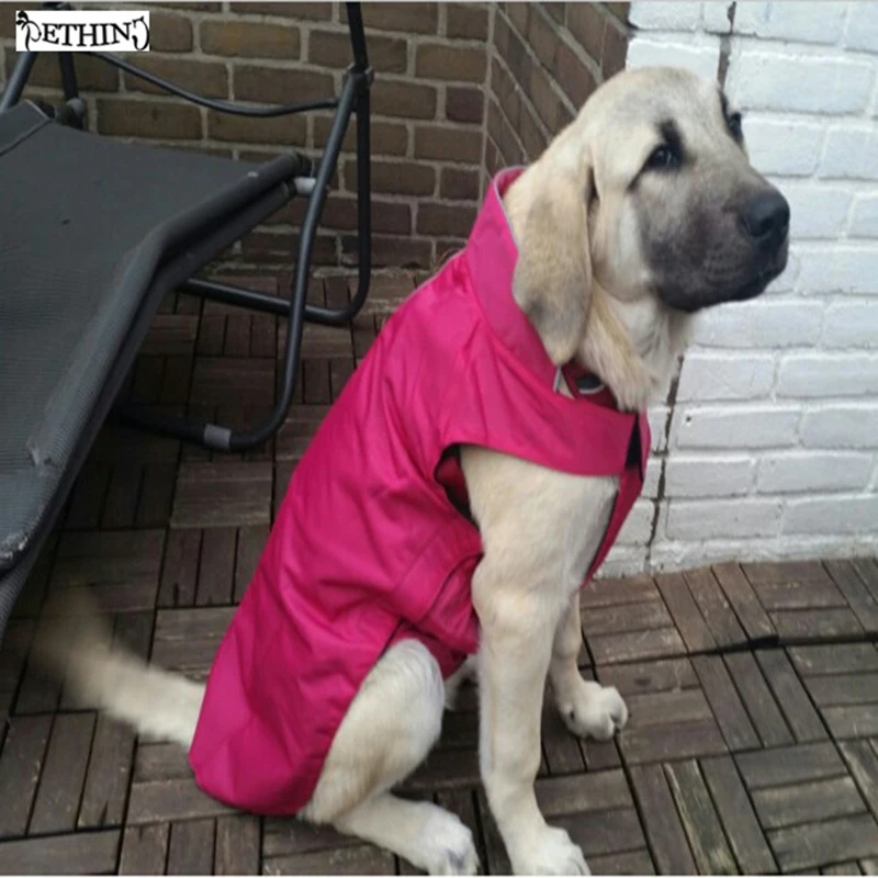 Фото Высокое качество Теплая зимняя обувь для больших собак полиэстер куртка из