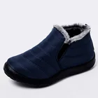 Зимние женские ботильоны, легкие зимние ботинки, женские короткие ботинки, однотонная обувь для женщин, водонепроницаемая Женская и мужская обувь на плоской подошве