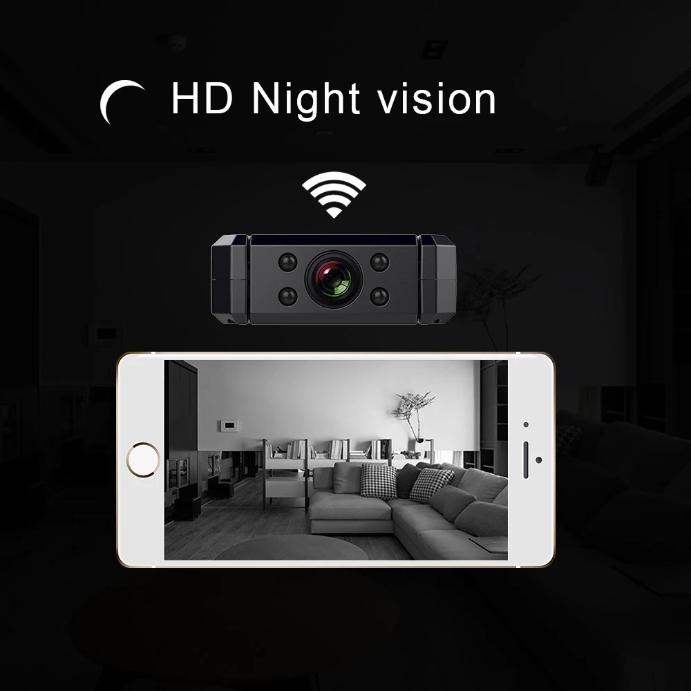 Ant Cloud 4K Mini Smart Wireless WiFi HD Vision ночью и с видео микро маленькая камера обнаружения
