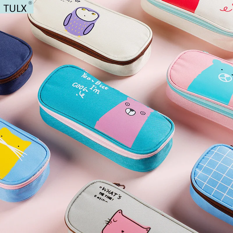 

TULX back to school stationery cute pencil case korean bag pencil bag pencil case kawaii kawaii bag kawaii storage