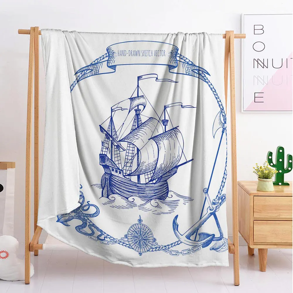 Miglior Nuova Barca A Vela Bianca Esportazione Coperte Personalizzate Coperta Da Tiro Di Grandi E Piccole Dimensioni Coperta Per Dormire Coperta Da Letto In Morbida Flanella