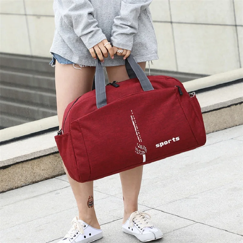 

Women Travel Bag Lady Fitness Handbags Girls Sport Yoga Tote Large Capacity Duffle-Bag Fashion Luggage