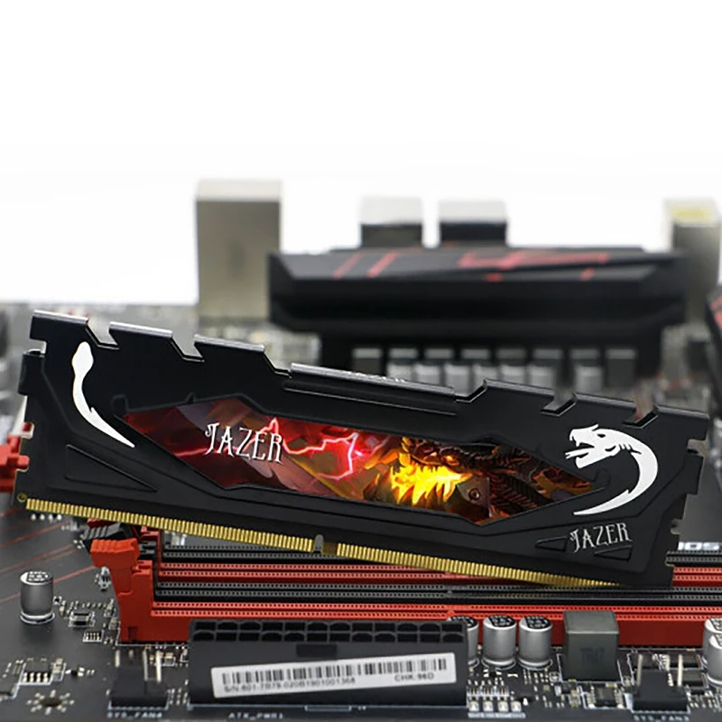 JAZER оперативная Память DDR4 RAM память для настольного компьютера игровая полоса