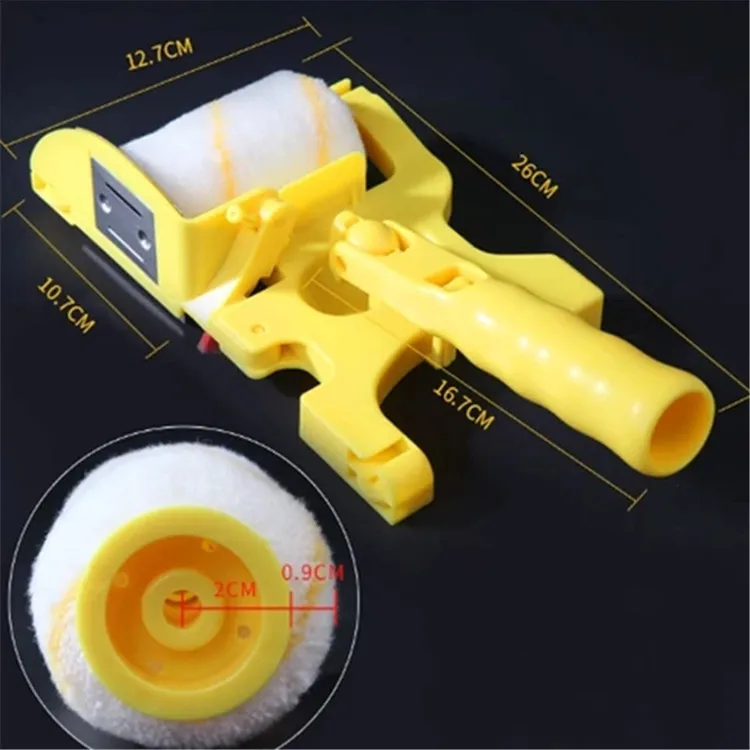 

5PCS Portable Roller Brush Paint Brush HandheldCoating Treatment Trimming Painting Safe Tool For Home Wall Room Ceilings
