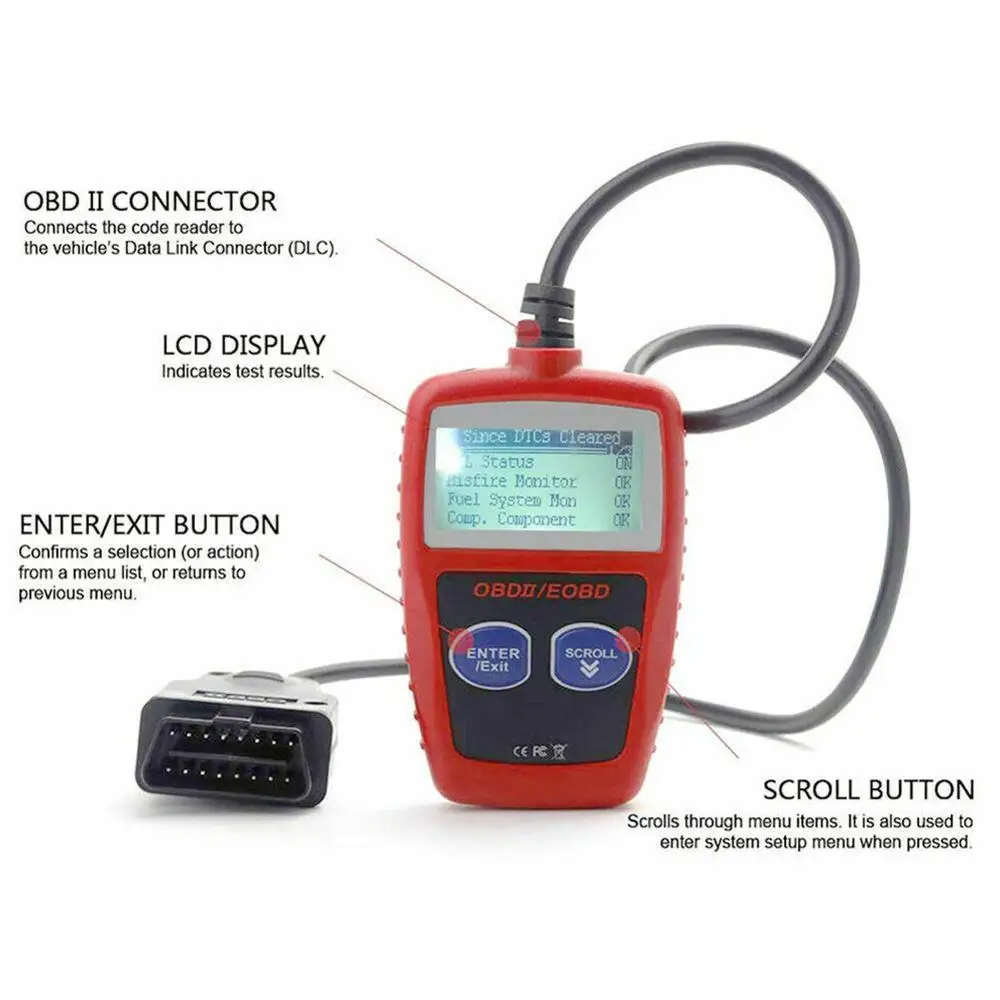 

MS309 OBD2 Scanner Code Reader Car MS 309 Auto Diagnostic 2 Diagnostic Reader OBD Code Car Tool Engine ELM327 Than Better O E3N0